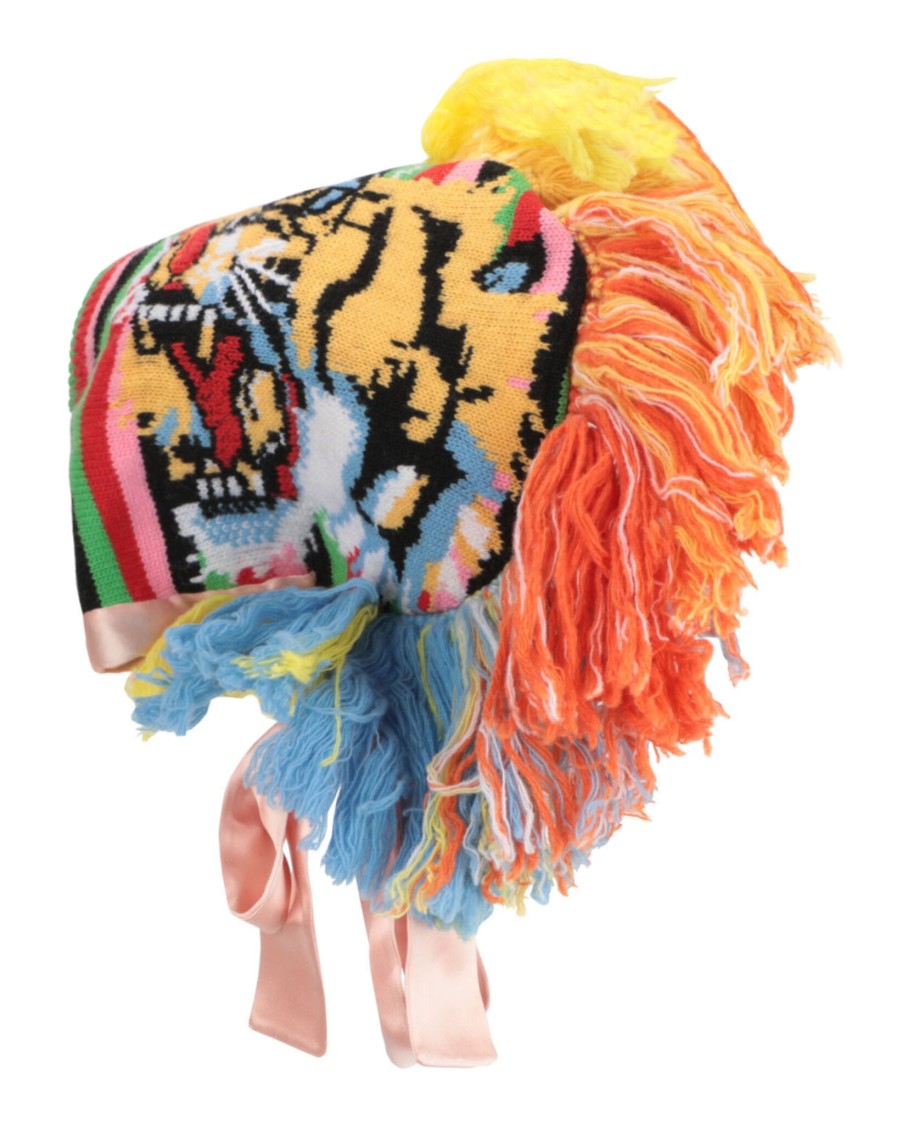 Gucci Knitted Tiger Head Mohawk Beanie
