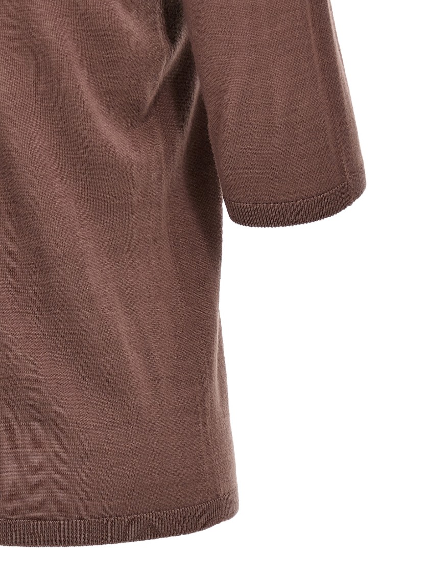 Max Mara Cecina Sweaters And Cardigans Purple In Brown