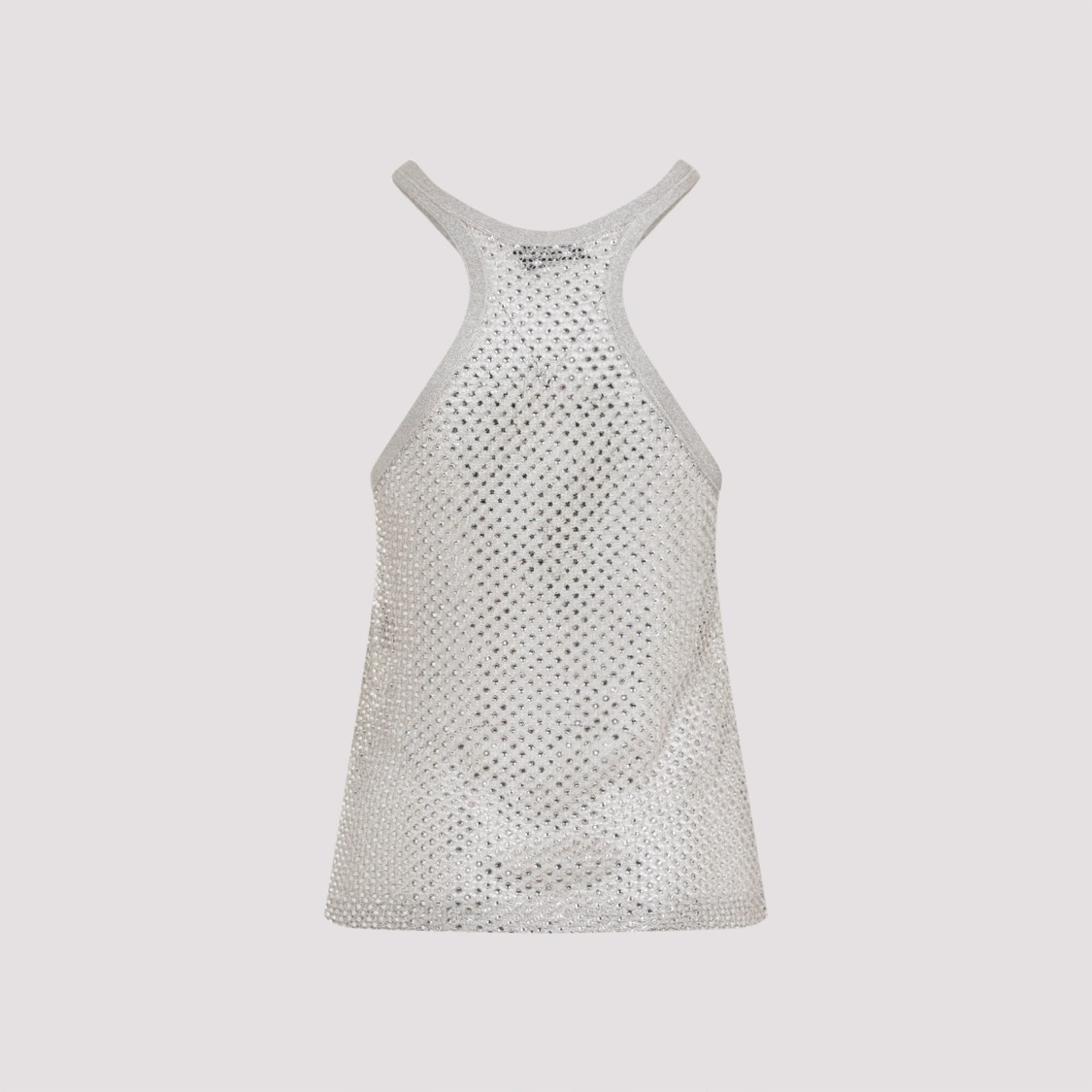 Tom Ford Lurex Knit Beige Viscose Top In Neutrals
