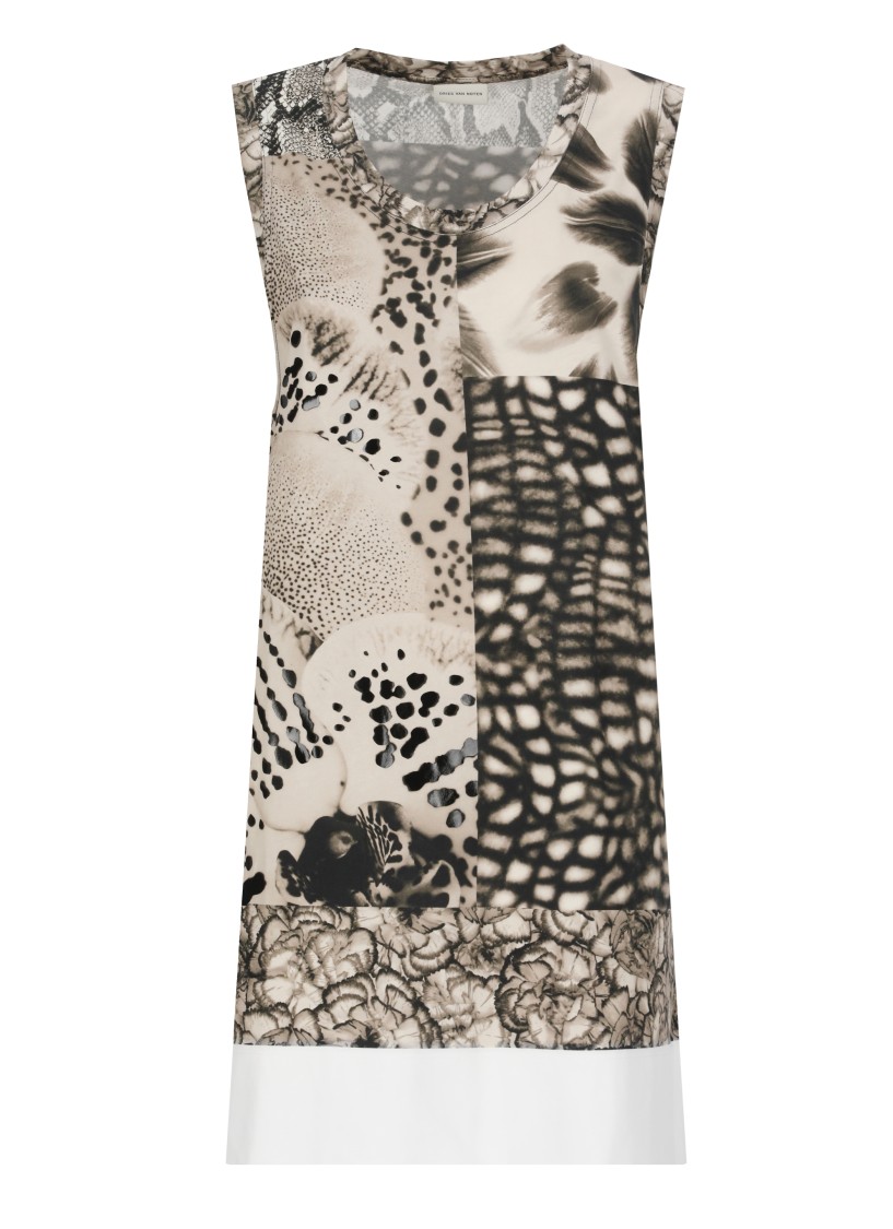 Dries Van Noten Ivory Cotton Top