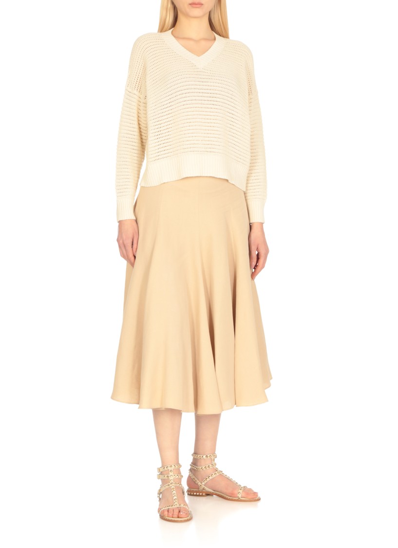 Ash Ivory Play Sandals In Neutrals
