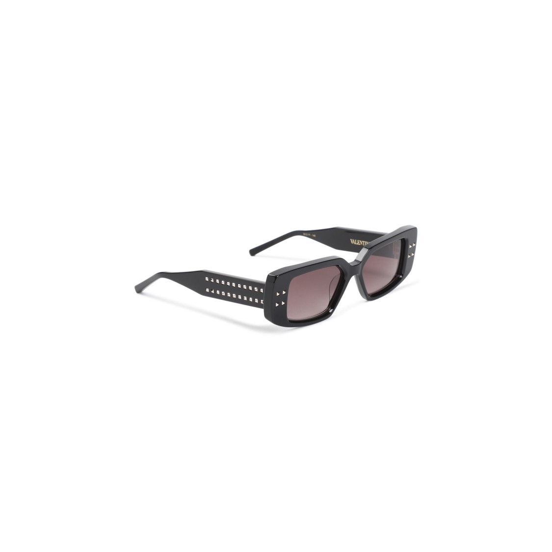 Valentino V-Cinque Sunglasses in Black | THE LIST