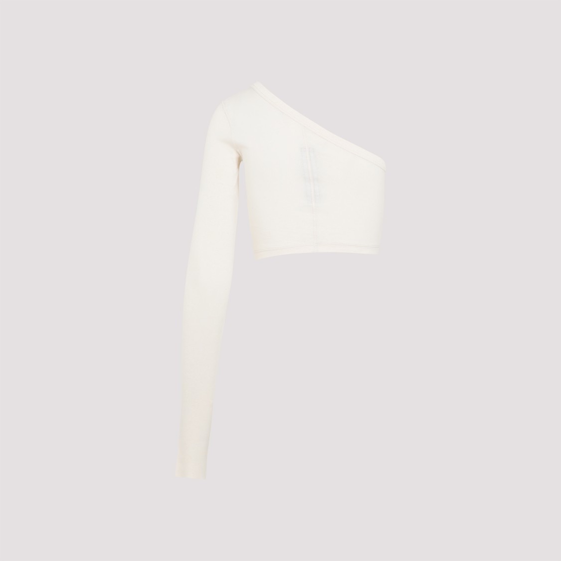 RICK OWENS RICK OWENS ASYMMETRICAL CROPPED TOP