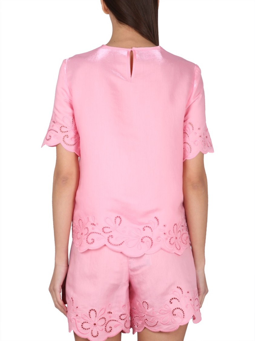 Shop Boutique Moschino Ajour Top