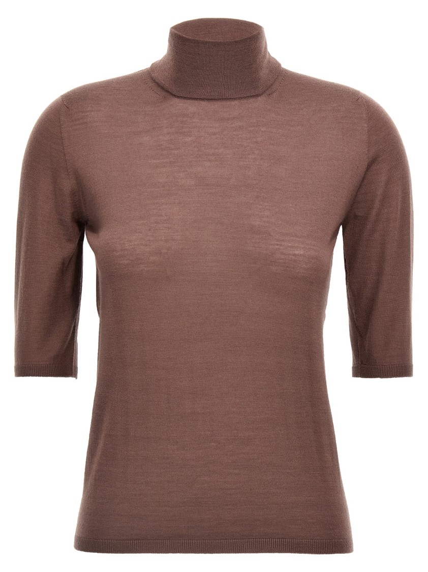Max Mara Cecina Sweaters And Cardigans Purple In Brown