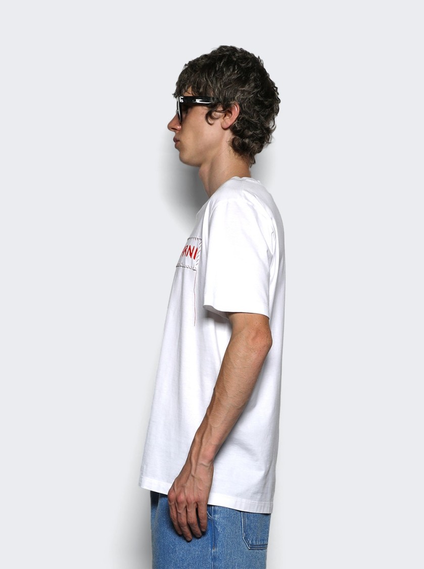 Shop Marni Patch Tee White