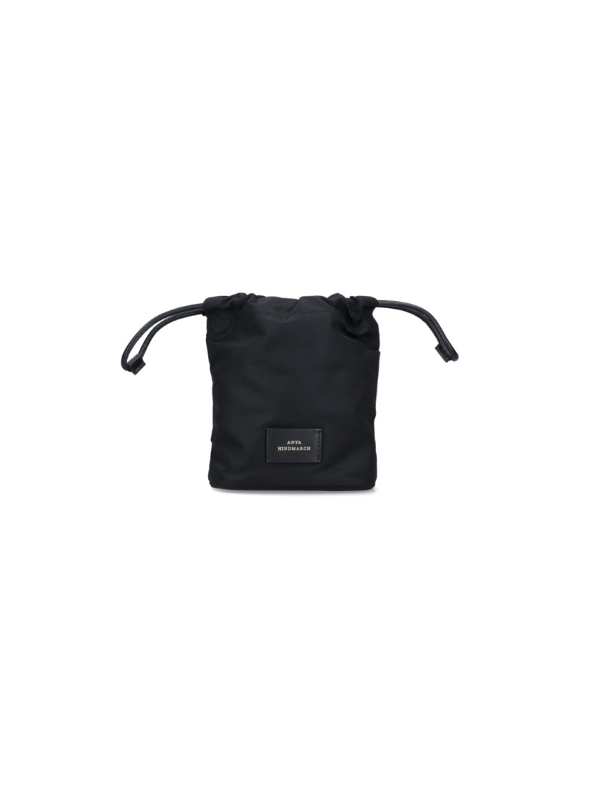 Shop Anya Hindmarch Eyes Bucket Pouch – Black