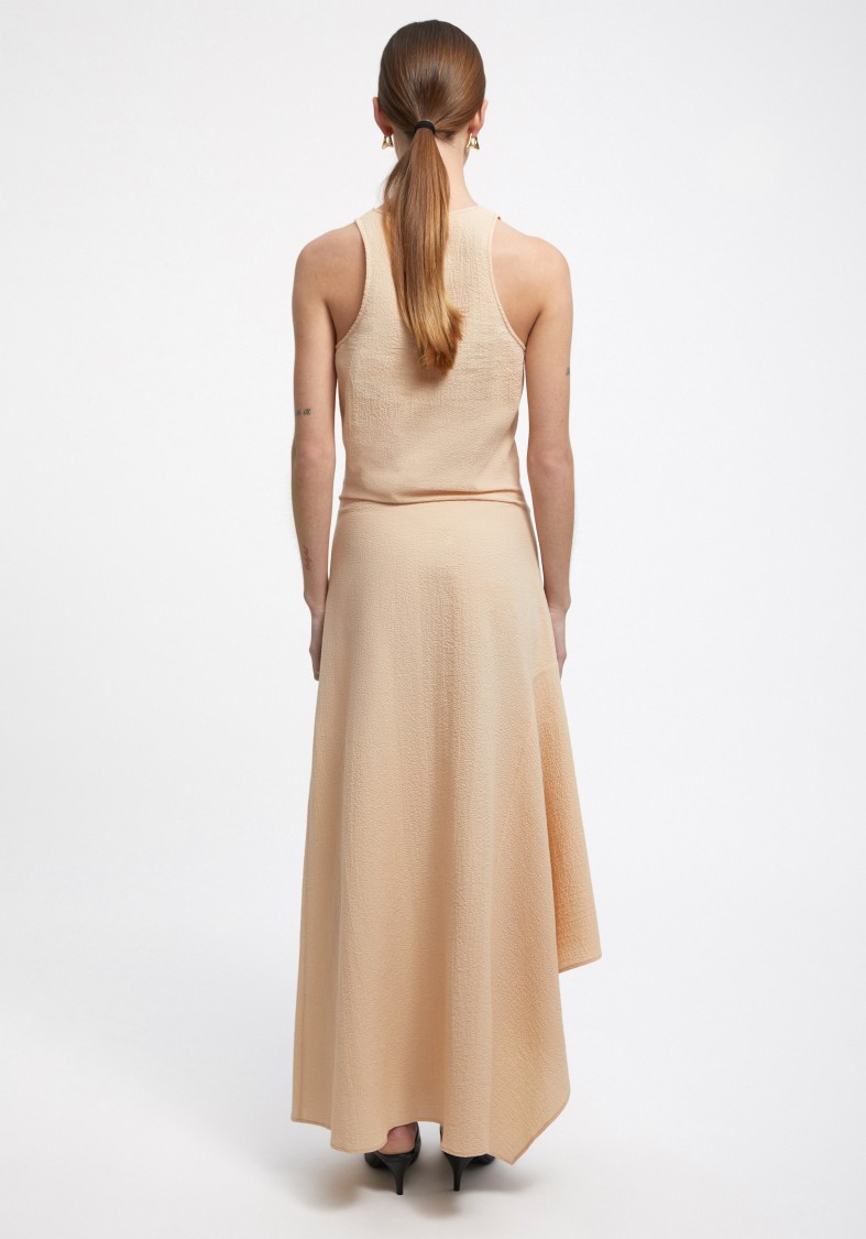 AERON AERON GALE - SCOOP NECK GATHERED DRESS 
