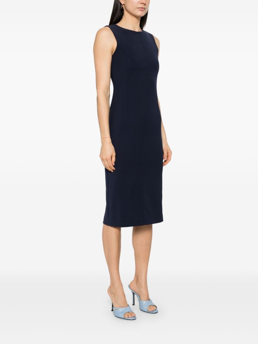 PATRIZIA PEPE PATRIZIA PEPE NAVY BLUE SLEEVELESS DRESS