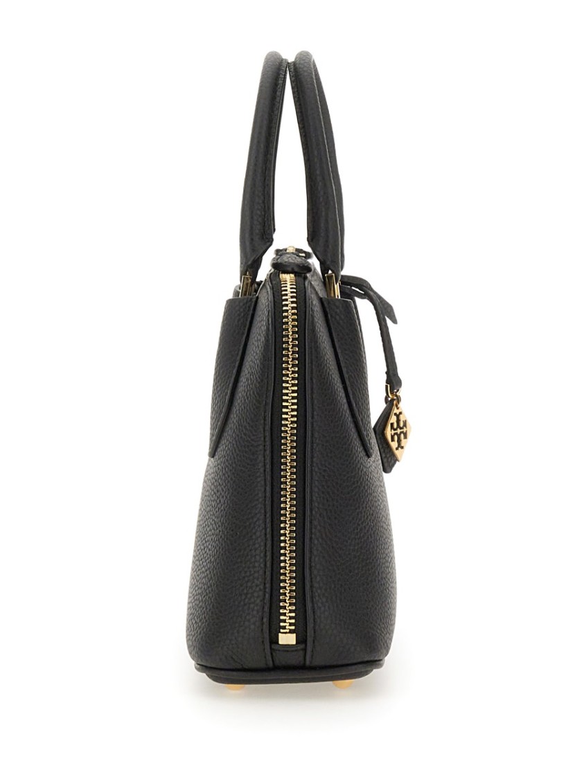 Tory Burch Swing Mini Trunk Bag In Black
