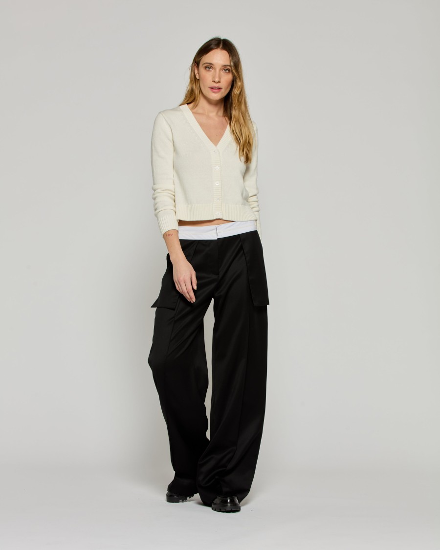 Serena Bute Inside Out Trouser - Black In Black