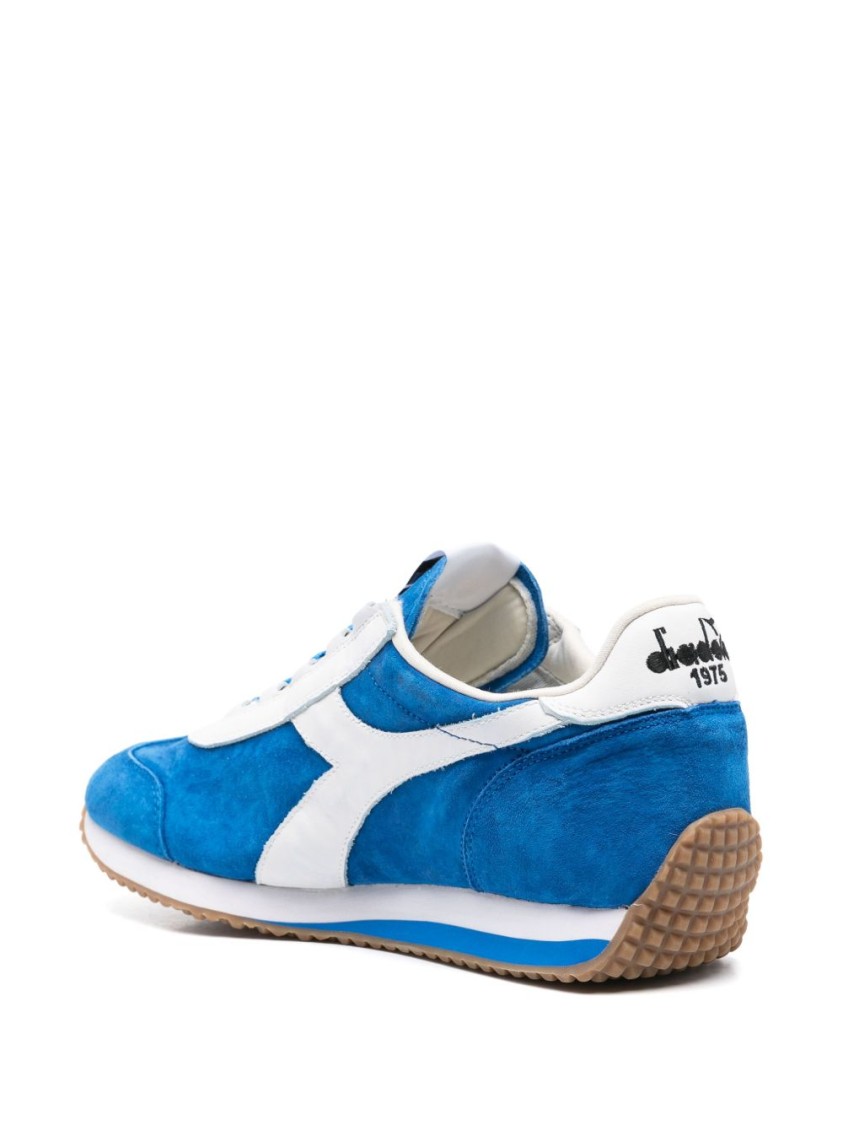 Diadora Royal Blue Suede Sneakers In Blue