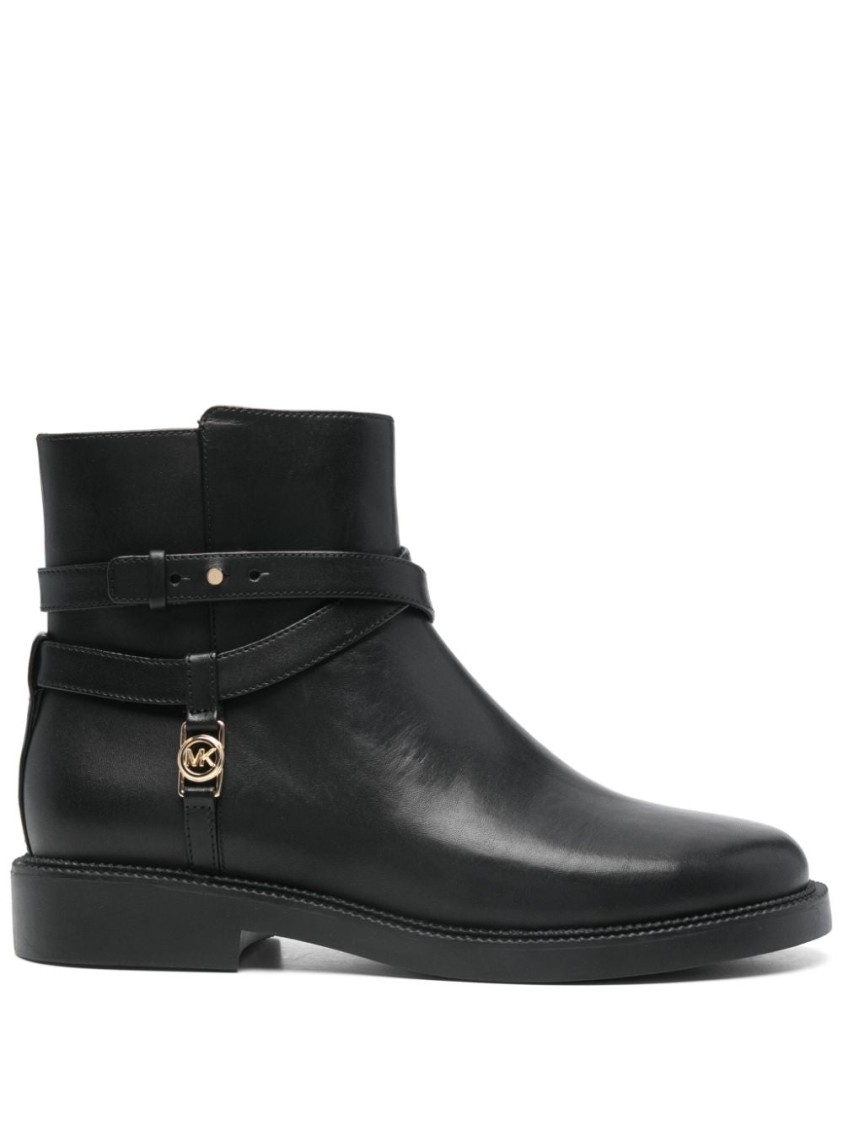 Michael Kors Abigail Flat Bootie In Black