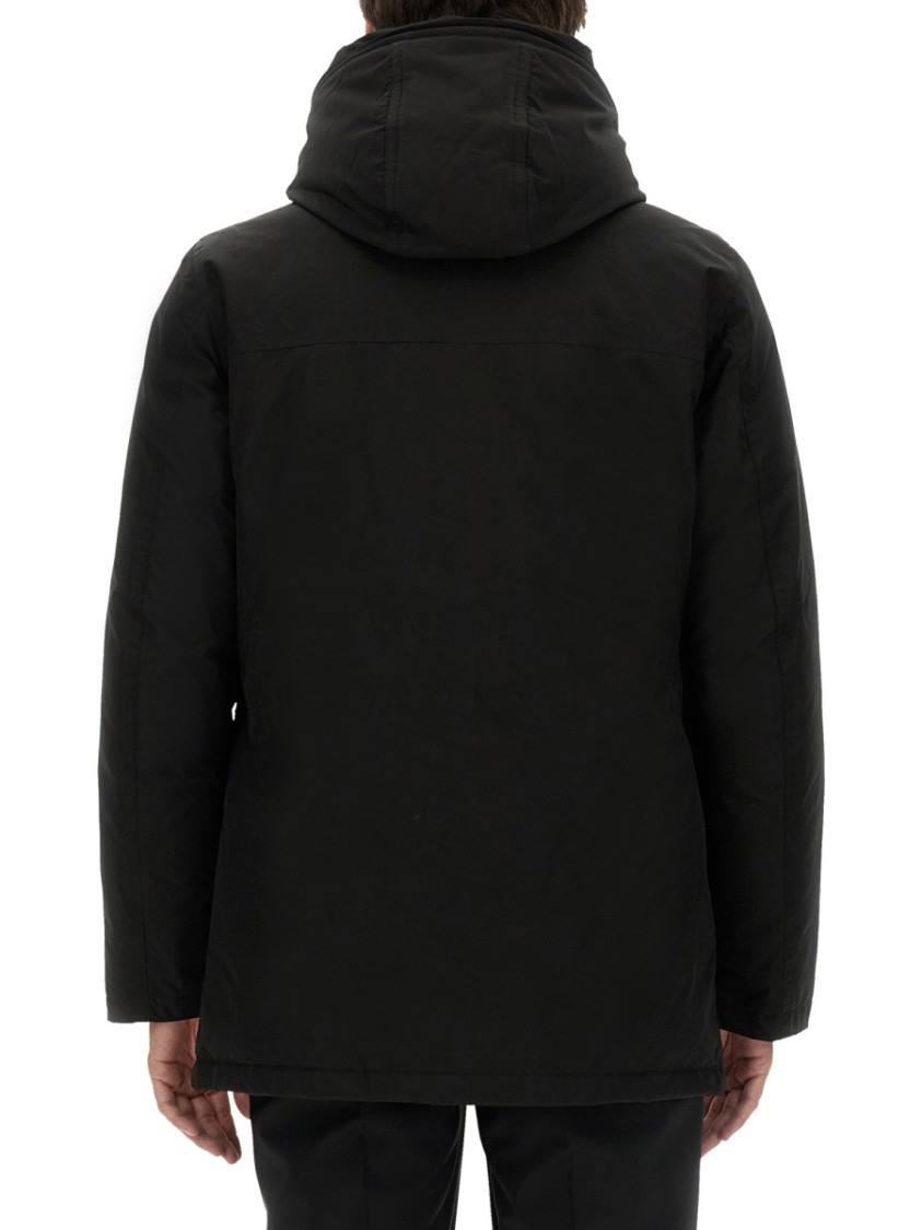 Woolrich Padded Parka With Pockets In Multi