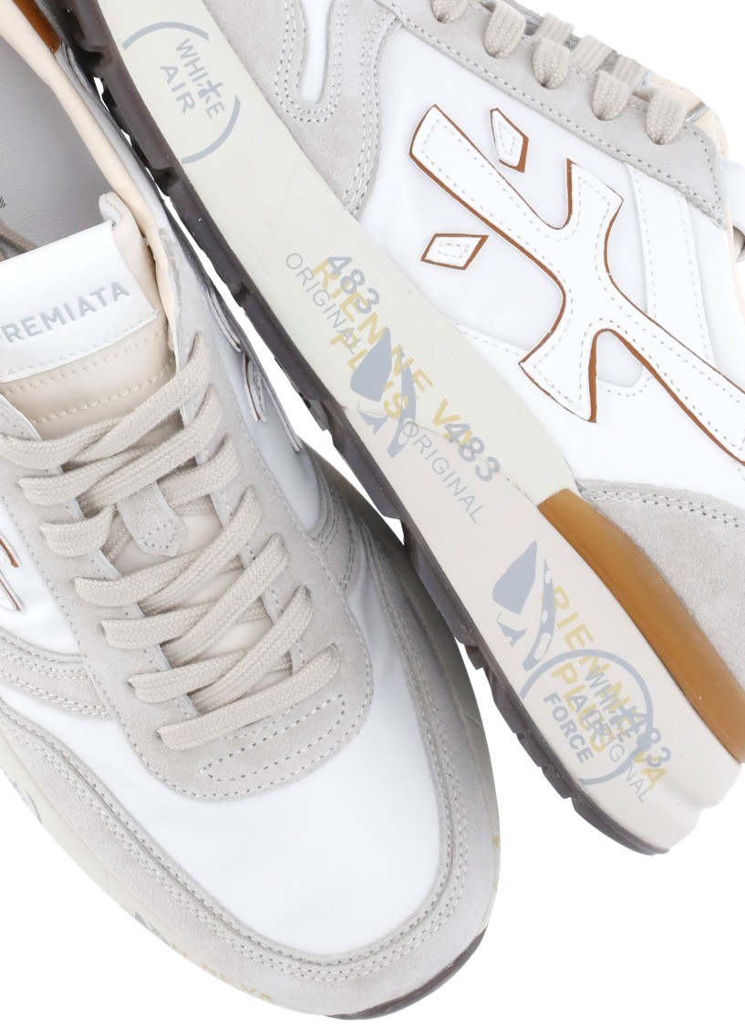 スニーカー PREMIATA Men Sneakers MICK VAR 7208 White Premiata Mick 7208 Sneakers in White | THE LIST
