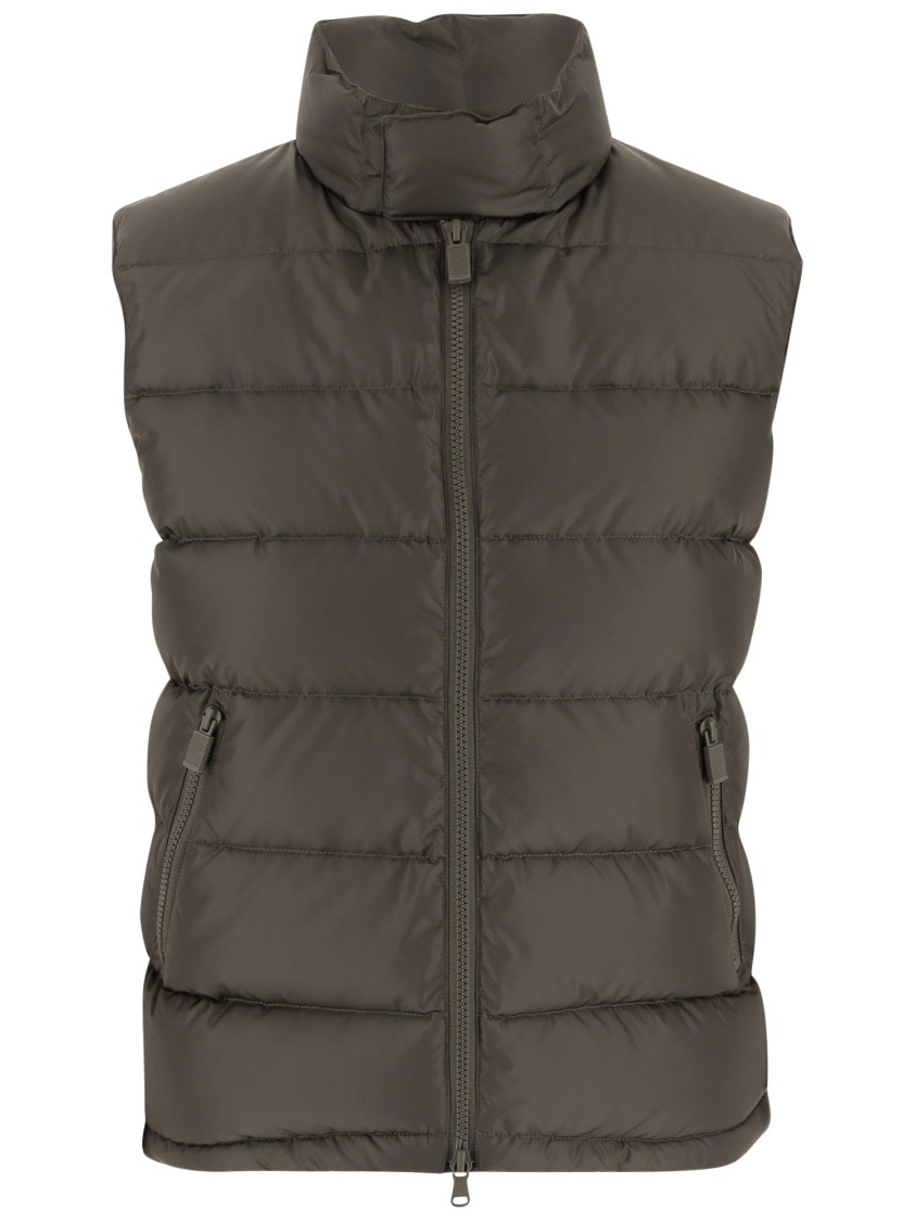Aspesi Recycled Nylon New Minnie Vest Down Jacket In Grey