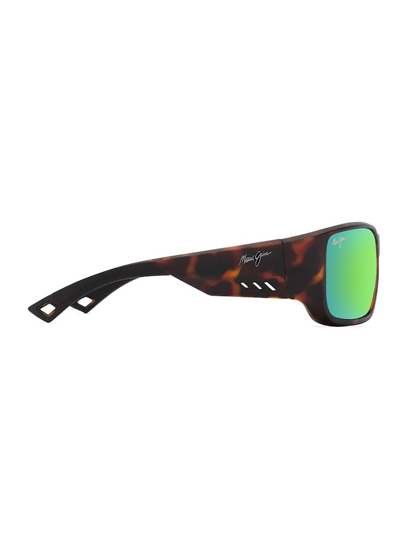 Maui Jim Keha Bold Tortoiseshell Frame Sunglasses In Brown