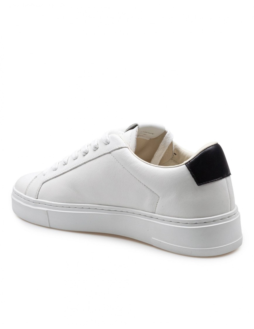 Crime London Black/white Crime Leather Sneakers