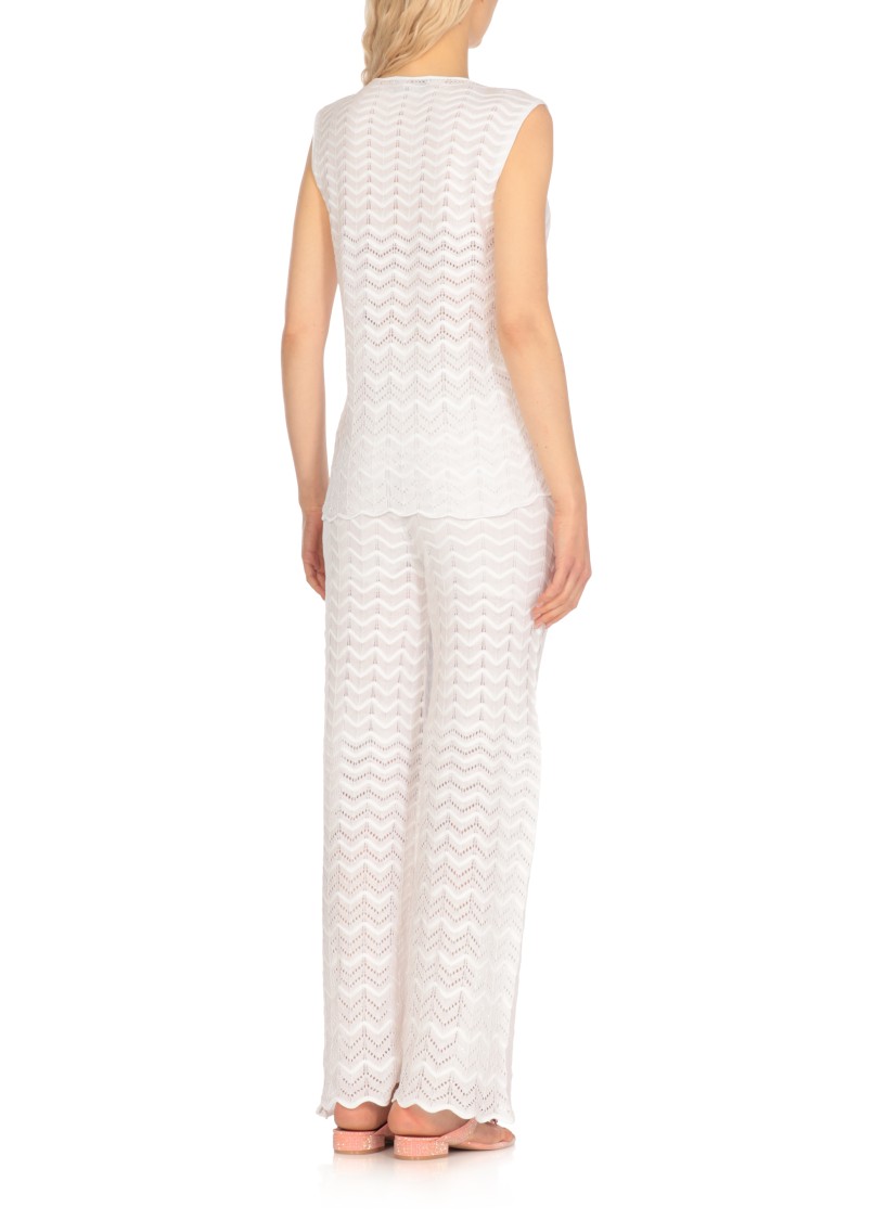 Shop D Exterior D. Exterior White Viscose Top