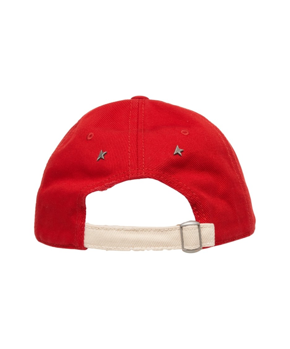 Golden Goose Deluxe Brand Baseball Cap With Logo Embroidery In Red