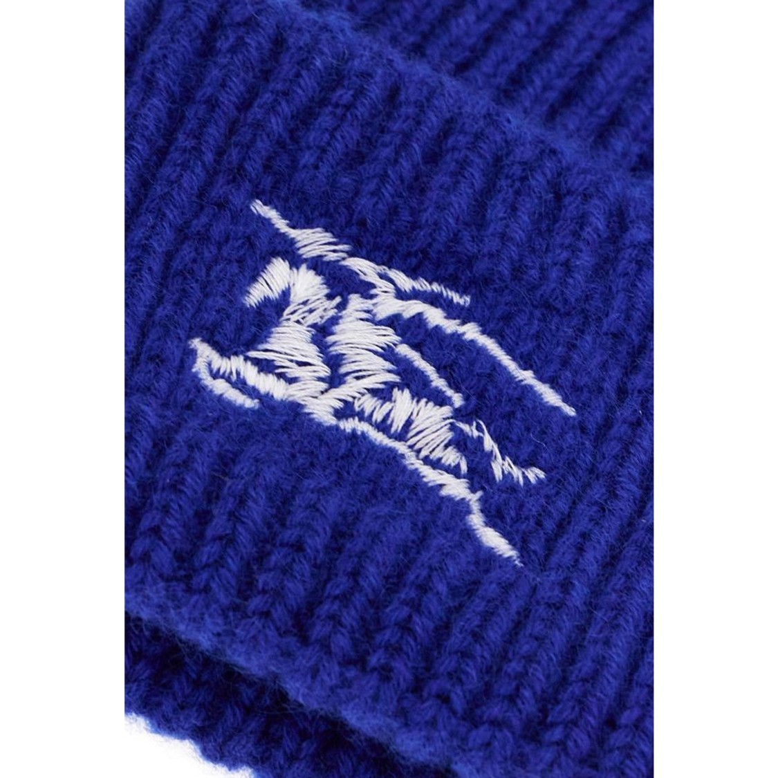 Burberry Cashmere Beanie Hat Men In Blue