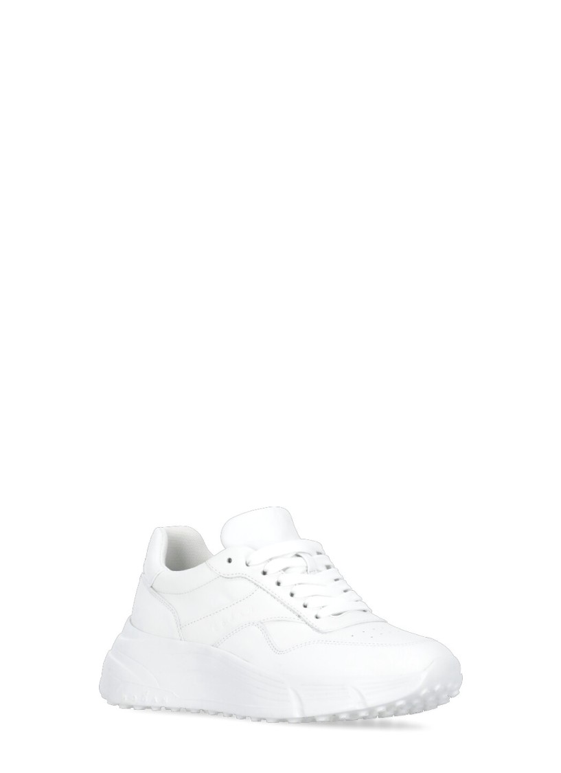 Shop Hogan White H669 Sneakers