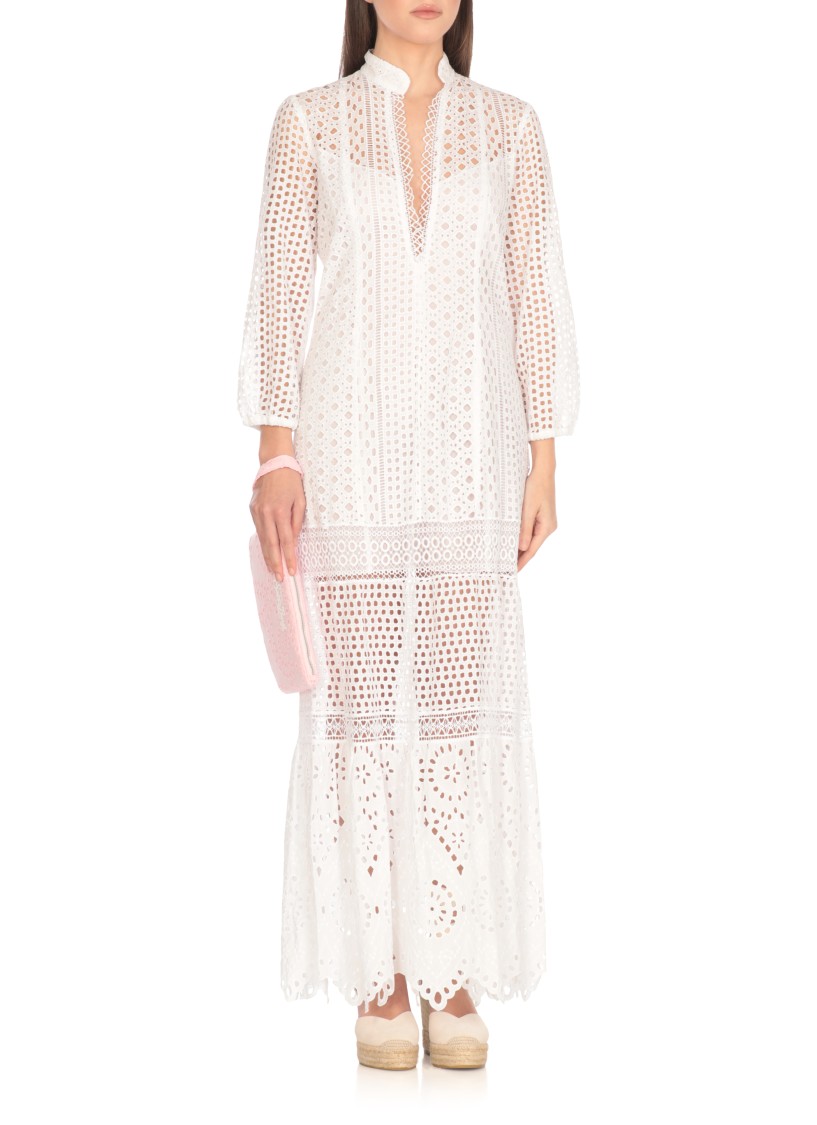Temptation Tiered Lace Detail Maxi Dress