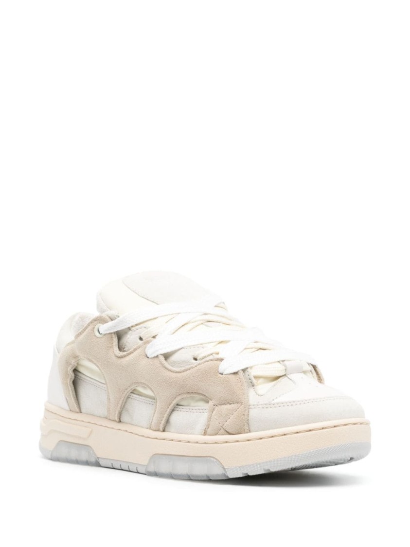 Shop Santha Logo Sneaker In Neutrals