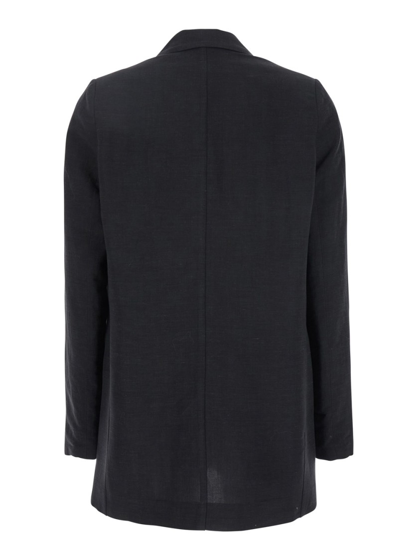 Shop Merci Black Jacket With Classic Lapels