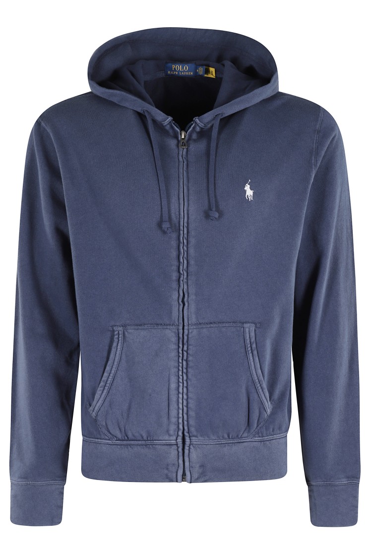Shop Polo Ralph Lauren Lightweight Hooded Knit Sweatshirt