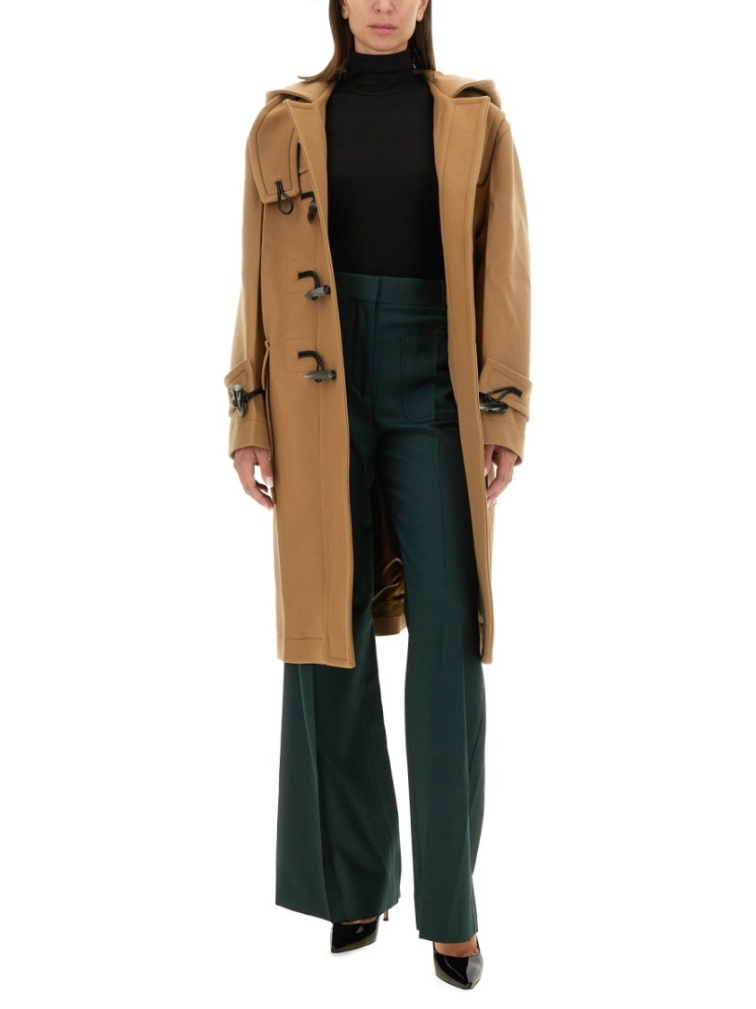 Shop Victoria Beckham Oversize Coat In Neutrals