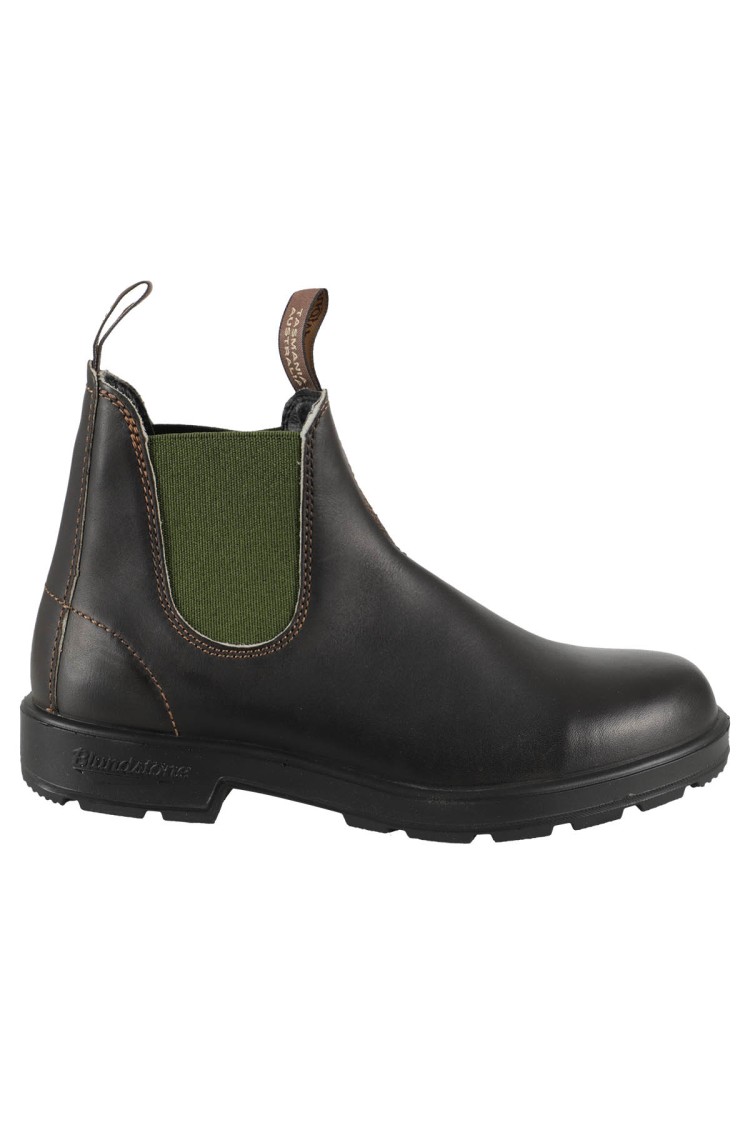 Blundstone Original 519 Chealsea Boots Mens 4.5 Stout Brown Leather Ankle Khd628 In Black