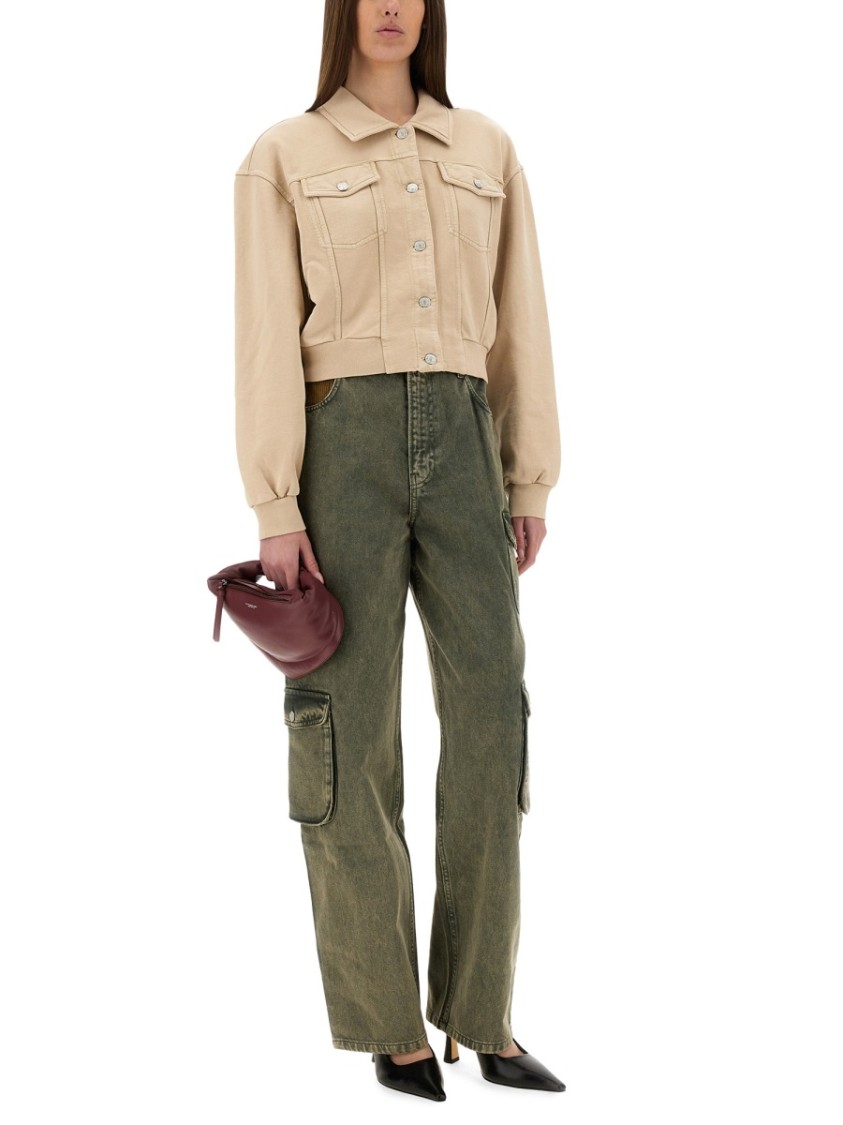 Moschino "urban" Jacket In Neutrals