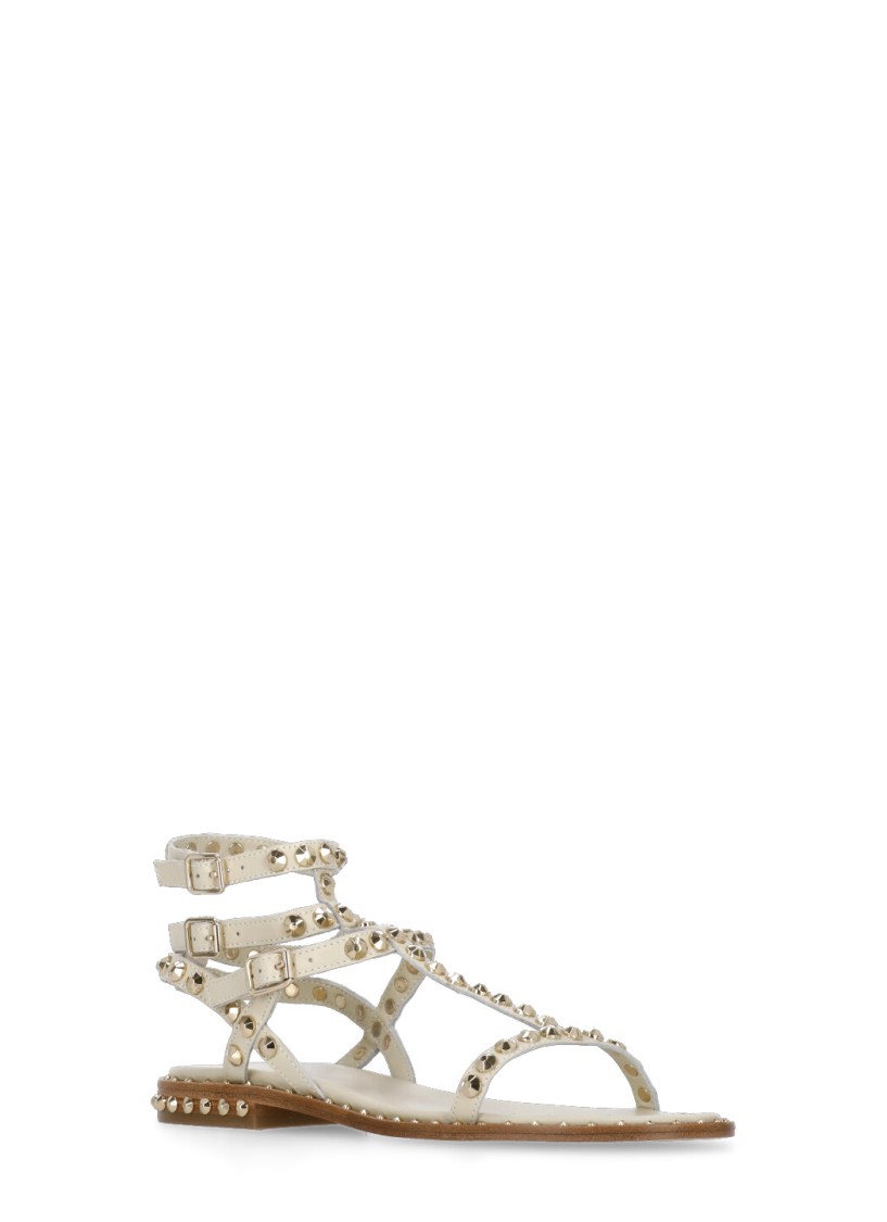 Ash Ivory Play Sandals In Neutrals