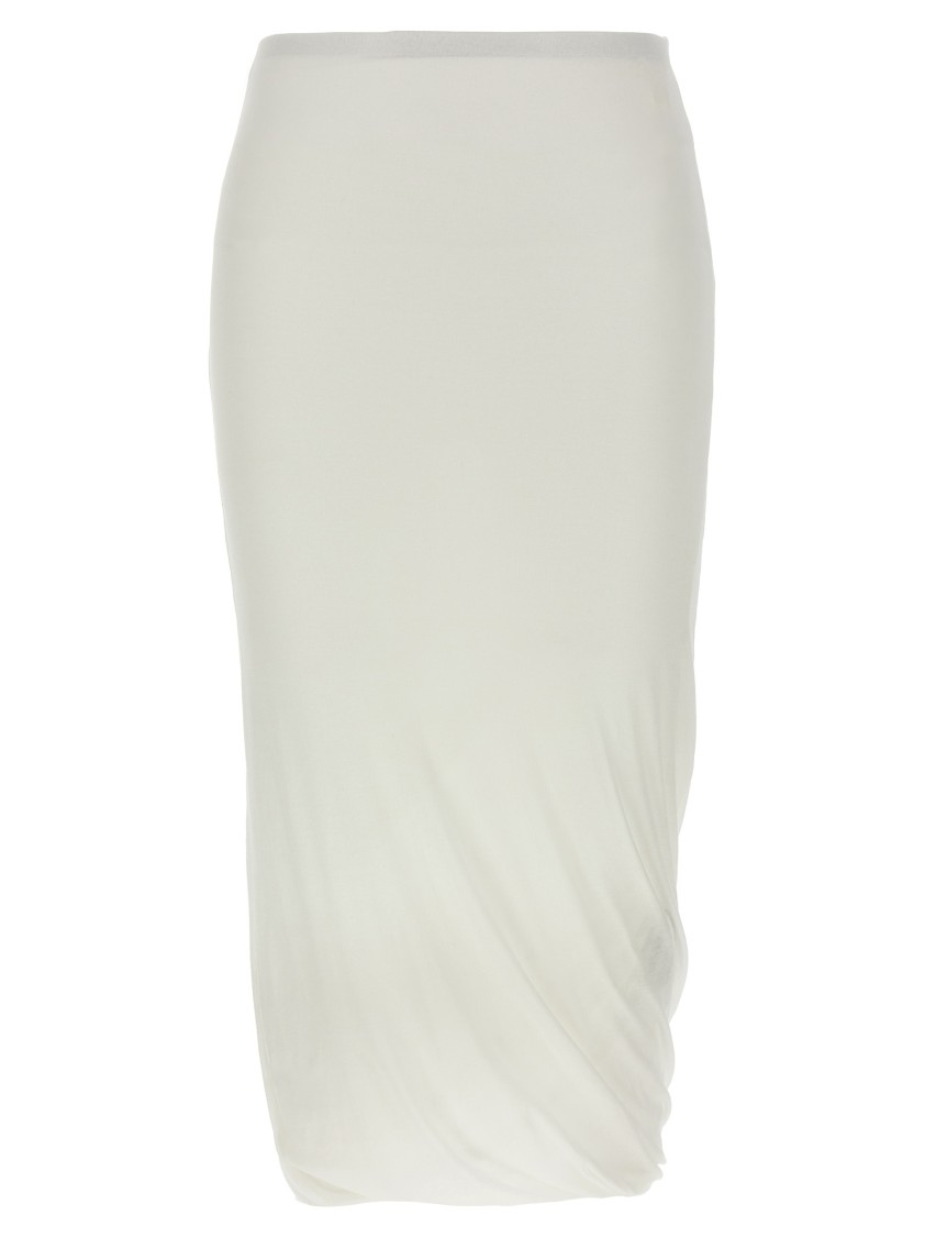 Jil Sander 'twisted' Midi Skirt