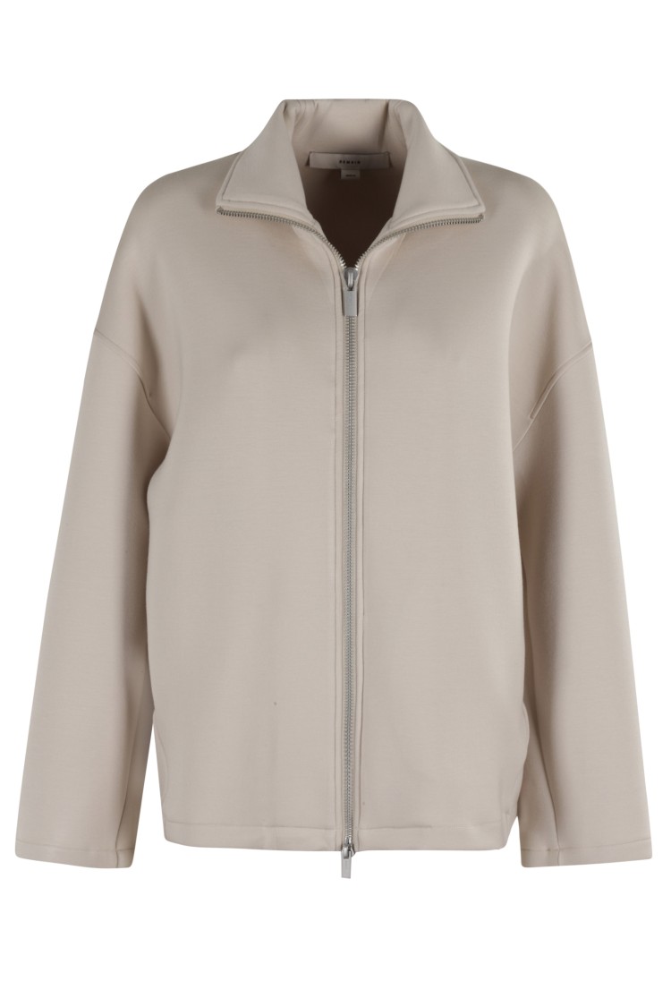 Remain Birger Christensen Remain Soft Zipped Jacket In Pink