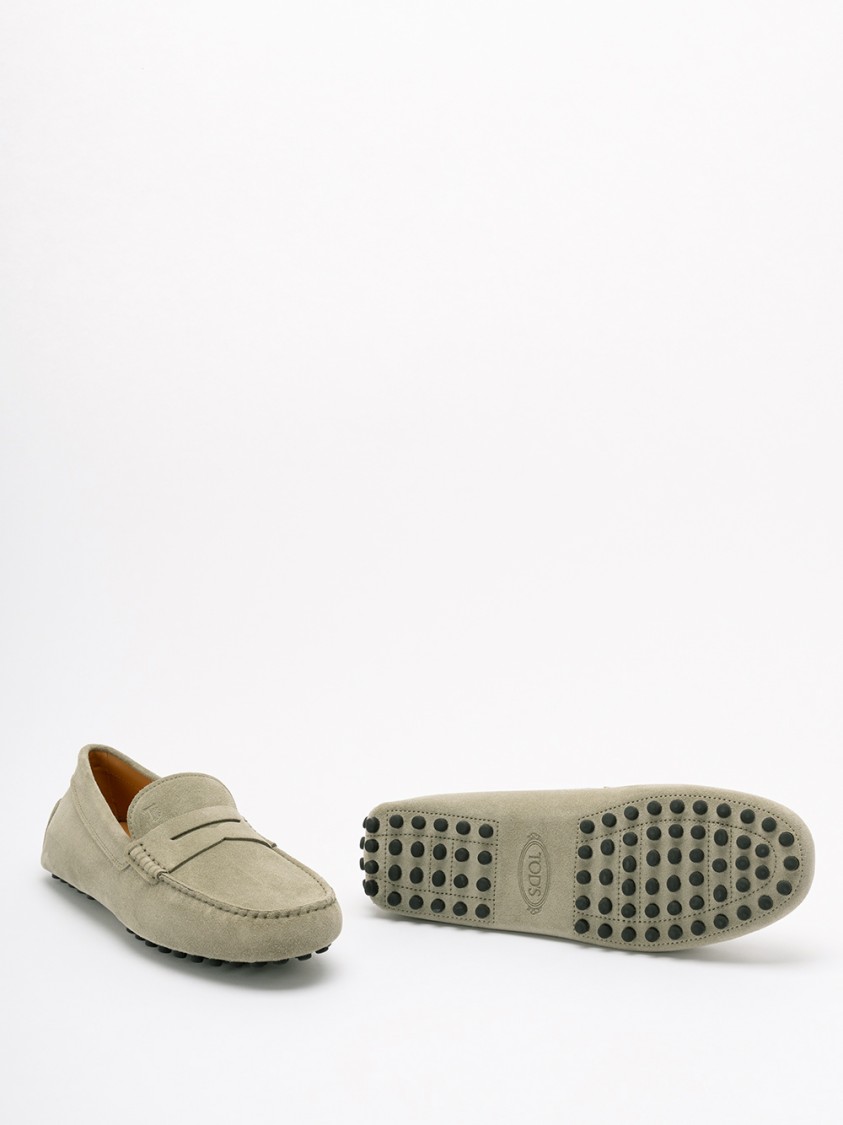Tod's `gommino` Loafers In Neutral