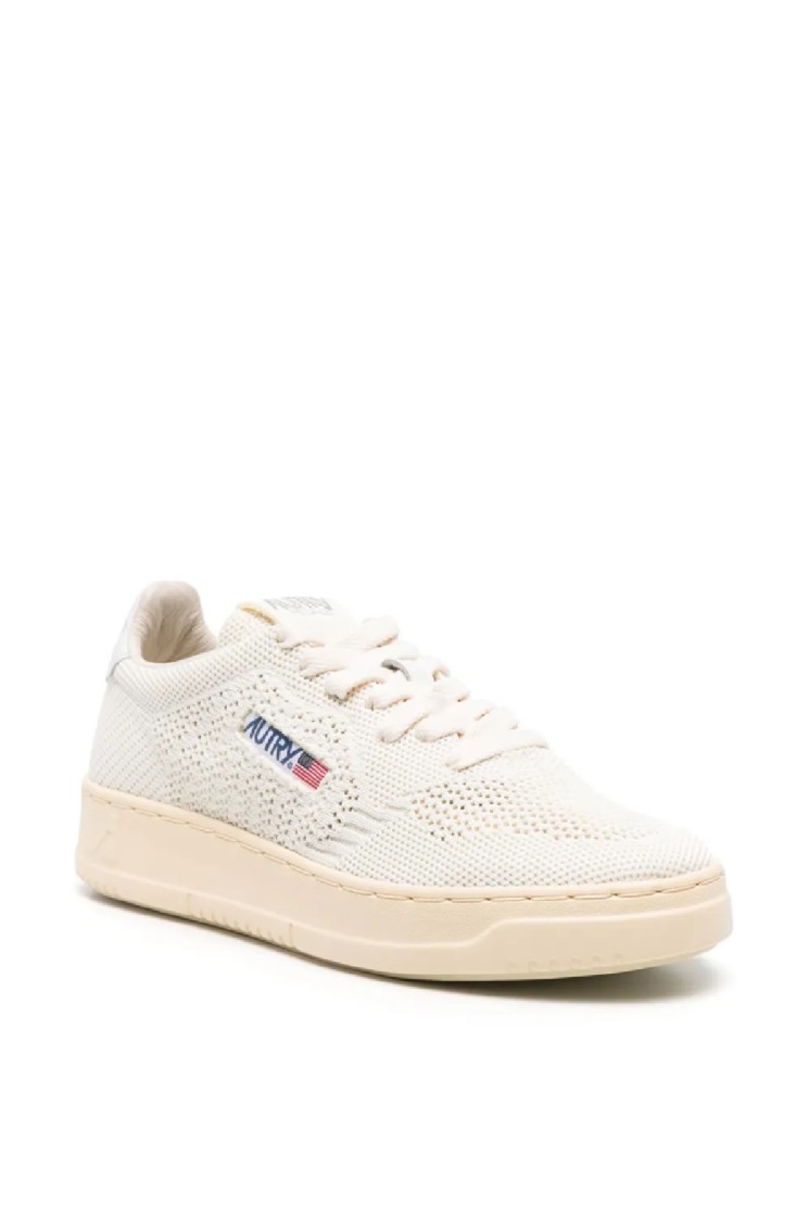 Autry Easeknit Low-top Sneakers With Textured Finish