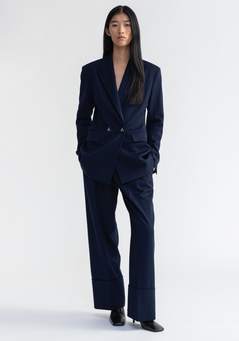 AERON AERON MOTIVE - WAISTED BOXY BLAZER 