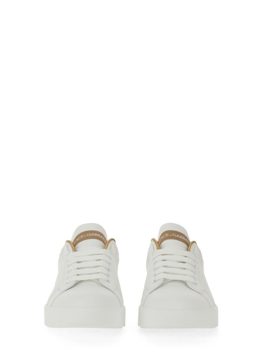 Shop Dolce & Gabbana Sneaker Portofino In White