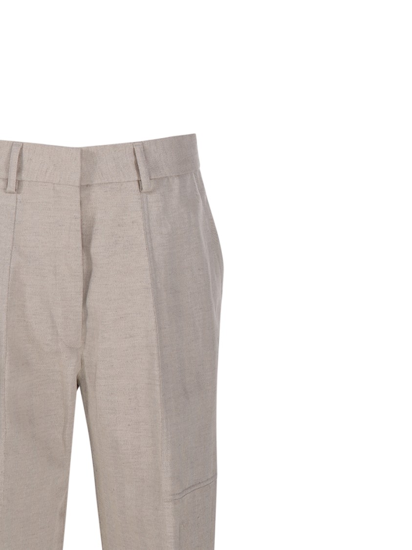 Shop Forte Forte Cargo Pant In Neutrals