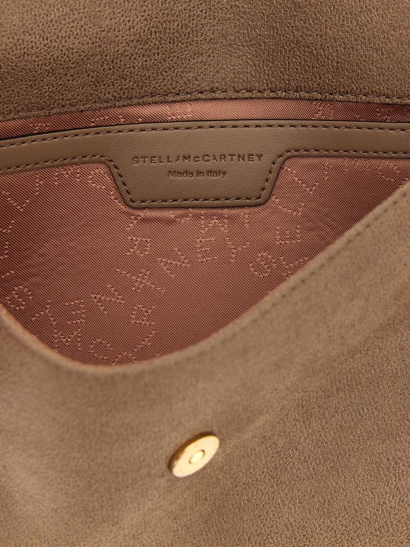 Stella Mccartney Falabella Wallet On Chain In Brown