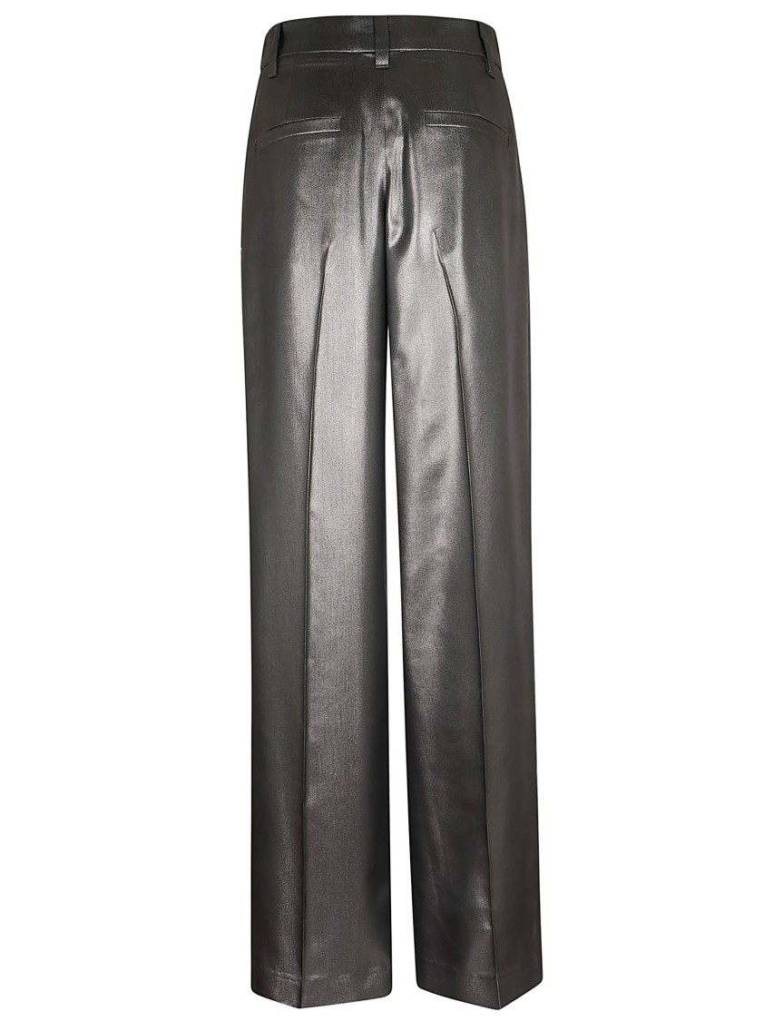 BRUNELLO CUCINELLI BRUNELLO CUCINELLI SILK TWILL TROUSERS WITH RELAXED TAILORED FIT