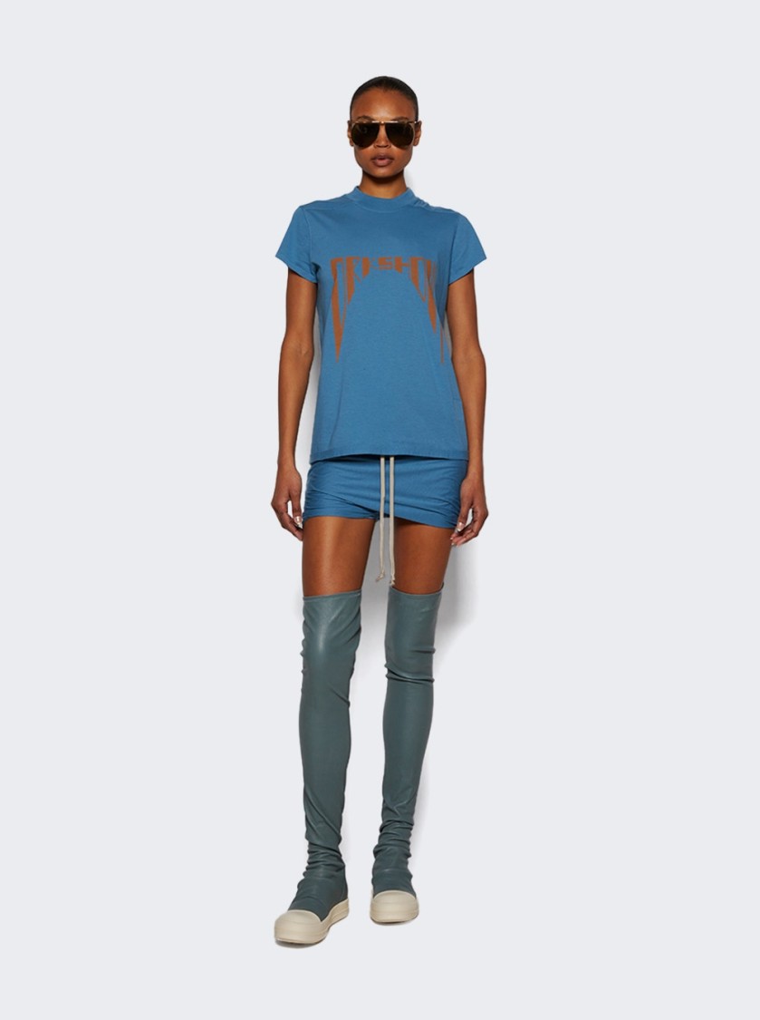 Rick Owens Drkshdw Drkshdw By Rick Owens Small Level Tee Toothpaste And Orange