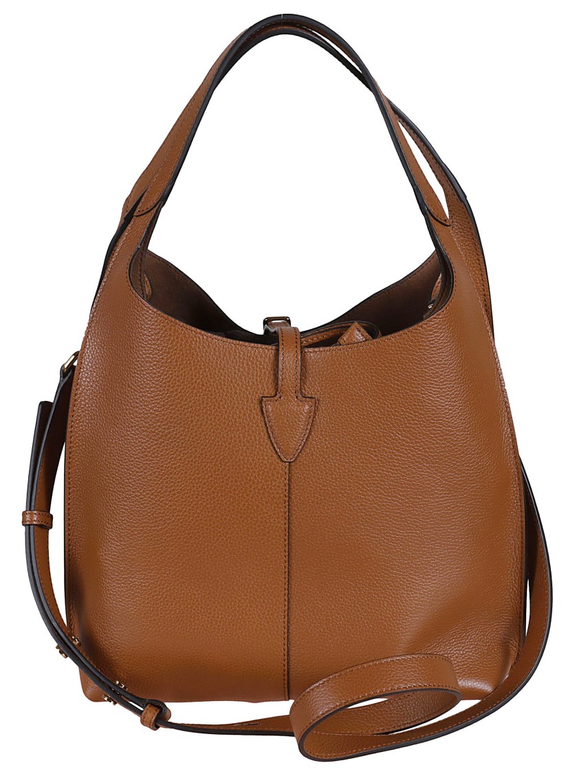Tod's Brown Soft Leather Shoulder Bag In Brown