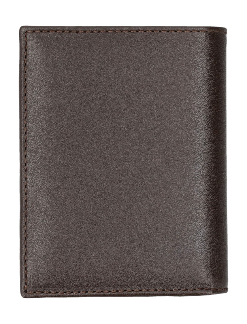 COMME DES GARÇONS COMME DES GARÇONS BROWN COWHIDE CARDHOLDER