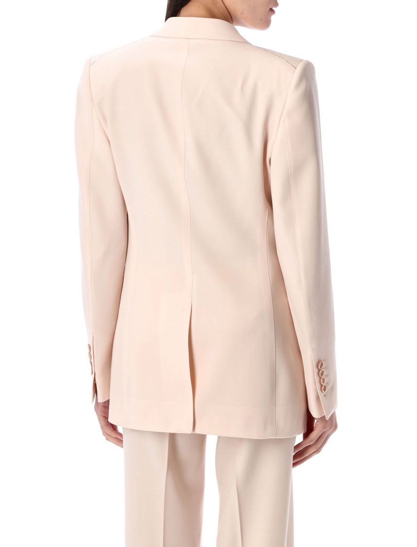 Tom Ford Single-breasted Wool-blend Blazer Jacket In Neutrals