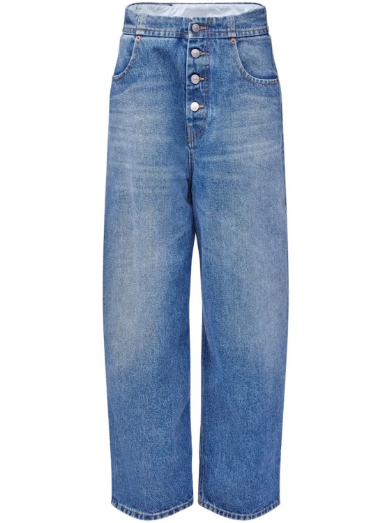 Mm6 By Maison Margiela Button-Up Straight Jeans | THE LIST