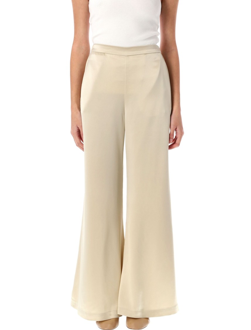 Shop By Malene Birger Lucee Flared Trousers In Neutrals