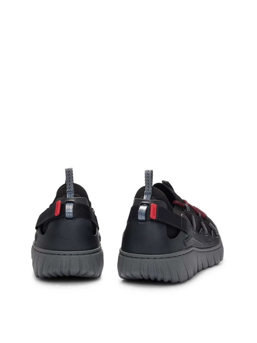 Hugo Boss Reeflyn Low Sneakers In Gray